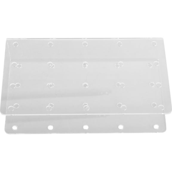 2pcs Clear Acrylic Reusable Lollipop Holders Cake Pop Stand for Weddings Parties