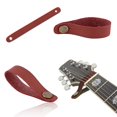 thumbnail image 3 of Correa Para El Cuello De Guitarra, Botón De Cuero Artificial Suave Y Ligero, Correa Para Cabezal, Accesorio Portátil Para Guitarras, 3 of 7