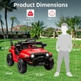 thumbnail image 7 of Sakiyr 12V Ride-On Truck for Kids with Remote Control, LED Lights, Music, 2 Speeds, Spring Suspension, Safety Belt, Locking Doors – Ride on Toy Cars for Boys & Girls Ages 2-5, 7 of 7