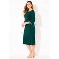thumbnail image 3 of Catherines Women's Plus Size Stud Accent Shift Dress, 3 of 6
