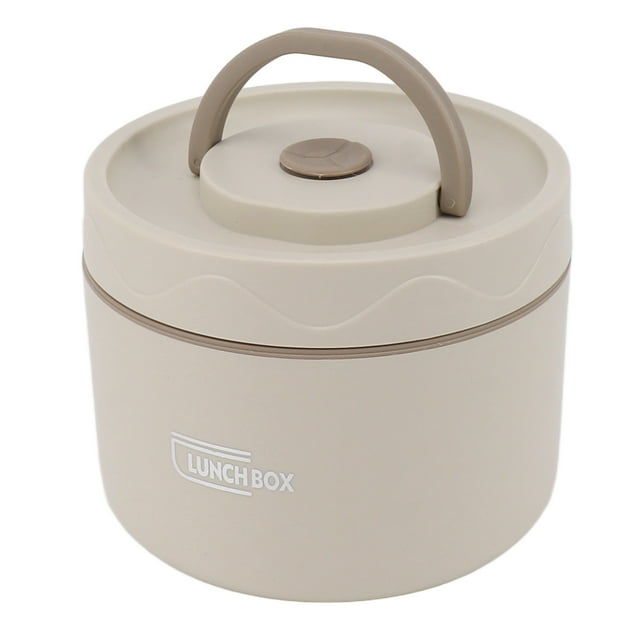 Lunch Box, Health And Insulated Food Container Circular Design Lightweight And Portable Bento Lunch Box Sealing And Leak Proof Thermal Food Storage