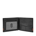 thumbnail image 2 of Billetera Fossil Quinn de piel plegable con identificación plegable para hombre, 2 of 3