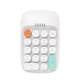 thumbnail image 1 of Teclado numérico para computadora portátil, teclado numérico de 18 teclas, resistente para mini computadora portátil blanco, 1 of 9