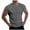 Dark Gray, variant on Titcea Men's T-shirts Solid Color Crew Neck Short Sleeve High Elastic Undershirts Gym Outdoor Workout Running Training Loose Casual Shirts(S-4XL)
