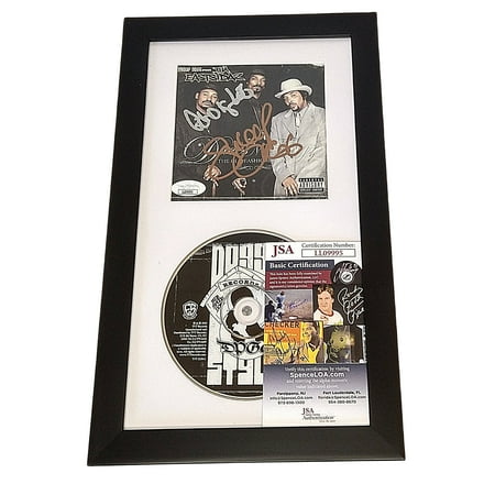 Snoop Dogg / Goldie Loc Signed Eastsidaz The Old Fashioned Way CD Booklet Framed JSA LL09995