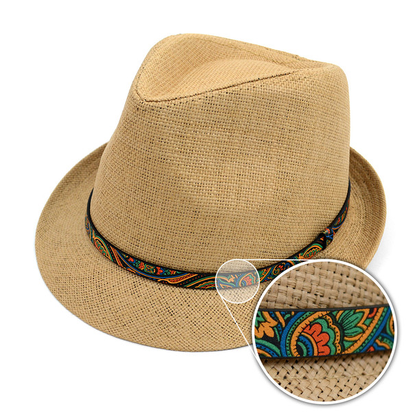 WESTEND Unisex Short Brim Fedora Hats for Men & Women + Panama Hats