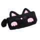 thumbnail image 1 of Estuche de peluche negro multiusos con adorable , organizador de papelería, bolsa de maquillaje portátil, bolsa de almacenamiento para niños, 1 of 9
