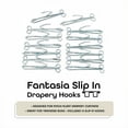 thumbnail image 2 of Achim Fantasia Slip In Drapery Hooks 3" Long, 1" Heading, 14 Hooks, 2 of 5