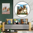 thumbnail image 4 of DIY Latch Hook Cushion Cover Pillowcase Embroidery Crochets Adults and Beginners - Rabbits, 4 of 8
