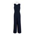 thumbnail image 4 of Donna Ricco Women's Sleeveless Crepe Jumpsuit Navy Size 8, 4 of 7