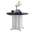 thumbnail image 3 of Ameriwood Home Pursuit Round Table in White and Gray, 3 of 6