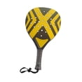 thumbnail image 2 of Raqueta de pádel resistente y antideslizante para deportes al aire libre con bolsa de almacenamiento. Raqueta de tenis. Amarillo Negro, 2 of 8