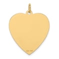 thumbnail image 4 of 14k Yellow Gold Heart-Shaped Enameled Medical Jewelry Pendant Charm, 4 of 4