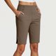 thumbnail image 2 of MKLEKYY Leggings Capris para mujer, pantalones de yoga elásticos de verano hasta la rodilla para entrenamiento, pantalones casuales con cintura elástica y bolsillos, 2 of 5