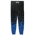 thumbnail image 6 of Hsovts Mens Pajama Pants Red Bats Halloween, Cotton Soft Sleep Lounge Pj Bottoms with Pockets Drawstring Blue L, 6 of 7