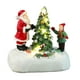 thumbnail image 3 of Figura de Papá Noel de resina, escultura decorativa de Papá Noel, regalo navideño, adorno de mesa Estatua del niño Papá Noel, 3 of 9