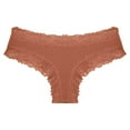 thumbnail image 2 of WRKEKC Panties for Women Cotton Crotch Triangle Soft Mid Rise Ribbed Cotton Breathable Bikini Briefs Comfort Wear, 2 of 3