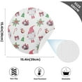 thumbnail image 4 of GZHJMY Christmas Gnome Round Placemats Set of 6, Non-Slip PVC Table Mats Washable Heat Resistant Place Mats for Kitchen Dining Table Christmas Home Decor, 15.4 Inch Table Mat, 4 of 7