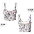 thumbnail image 4 of Yiaed Vintage Butterflies Print Ladies Waistcoat Women Sports Vest Vest Sports Women Sports Top Yoga Vest for women-X-Large, 4 of 8