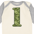 thumbnail image 4 of Inktastic Green Camo 1st Birthday Boys Long Sleeve Baby Bodysuit, 4 of 5
