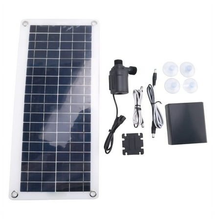 Solar Water Pump Fountain 50W 800L/H 12V Low Noise Garden Family Irrigation