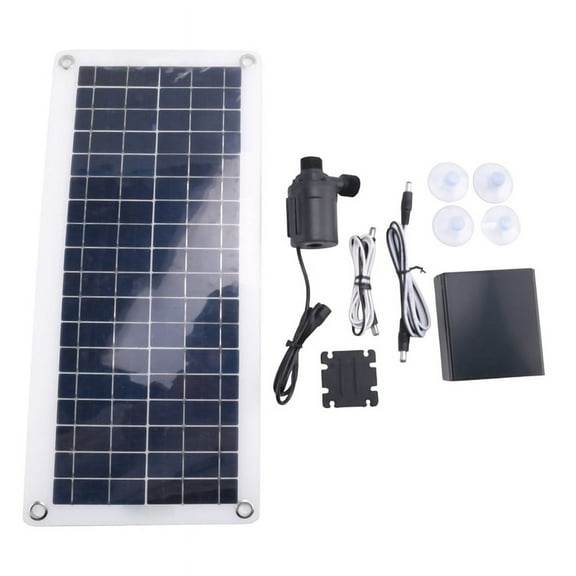 Solar Water Pump Fountain 50W 800L/H 12V Low Noise Garden Family Irrigation