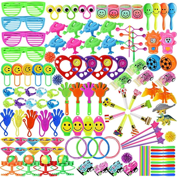 HTAIGUO 120pcs Party Favors Toys Assortment for Kids Birthday