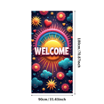 thumbnail image 3 of Welcome Backdrop Banner Vibrant Sunburst Design Perfect for Party Showers Office Decor Photography Background Celebration Event Decorations Cloud Elements, 3 of 4