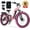 Pink, variant on ESKUTE C300 1500W Electric Bike for Adults, 48V 20.8Ah Battery, 32MPH, 26"x4.0" Fat Tire Step-Thru Ebike, Full Suspension Electric Bicycle, 8-Speed Black, With Phonebag & Lock, UL2849
