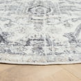 thumbnail image 3 of SAFAVIEH Opal Helen Oriental Area Rug, Grey/Ivory, 6'7" x 6'7" Round, 3 of 8