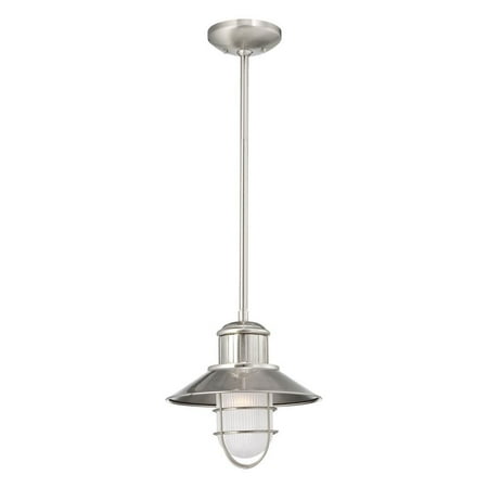 

Millennium 5370-BN One Light Mini Pendant Pwt Nckl B/S Slvr