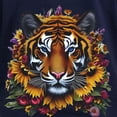thumbnail image 3 of CafePress - Sunflower Tiger Long Sleeve T Shirt - Women's Long Sleeve Graphic Tee Casual Fit, 3 of 4