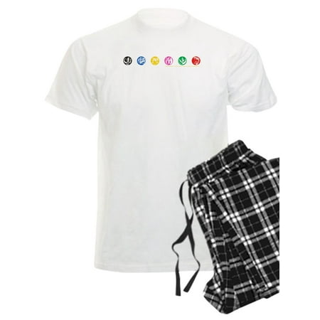 

CafePress - Power Rangers Dino Zord Emblems - Men s Light Pajamas