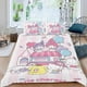thumbnail image 2 of Sanrio Conjunto de sábanas temático, trío de piezas, cómodo y amigable con la piel, diseño único, regalo de decoración para el hogar para familiares, amigos y fans, 90 cm * 190 cm, 2 of 6