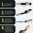 thumbnail image 6 of DC Cargo Retractable Ratchet Strap w/ Hook Stainless Steel 2"x43" Bolt-on, 2pack, 6 of 8