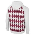 thumbnail image 3 of Men's Colosseum White Florida State Seminoles The Dealio Raglan Pullover Hoodie, 3 of 3