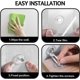 thumbnail image 3 of KAIYANG 10 piezas de anclajes de pared para muebles, autoadhesivos, sin taladros, seguros para estanterías de libros y tocador (7 cm), 3 of 5