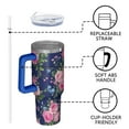 thumbnail image 4 of OBREWU Pioneer Flower Tumbler with Handle and Lid,Pioneer Flower 40oz Double Wall Vacuum Insulated Tumbler,Cups Gift for Women and Men, 4 of 7