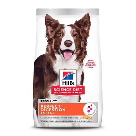 Hill's Science Diet Adult Perfect Digestion Salmon, Whole Oats and Brown Rice Recipe Dry Dog Food 22 lb