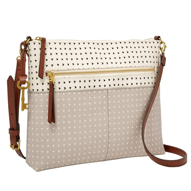 Fossil fiona medium top crossbody