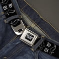 thumbnail image 2 of Hollywood Undead Belt, Seatbelt Buckle Belt, Hollywood Undead Shatter Dove and Grenade Black White, Youth 20 to 36 Inches, 2 of 8