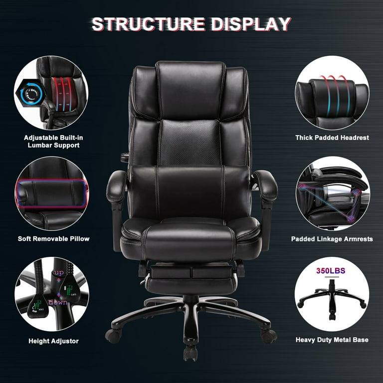 Big and tall online executive chair walmart