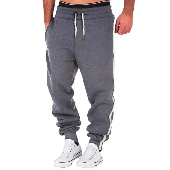 oqasdz Men's Pants Casual Pants for Everyday Wear Slim Fit Versatile for Fall and Winter Warm Outerwear Comfortable Stretch