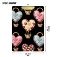 thumbnail image 3 of Hearts Hot Air Balloons Acrylic Clipboards 12 x 9 Inch A4 Size with Low Profile Clip Hanging Clipboard for Classroom School Office, 3 of 8