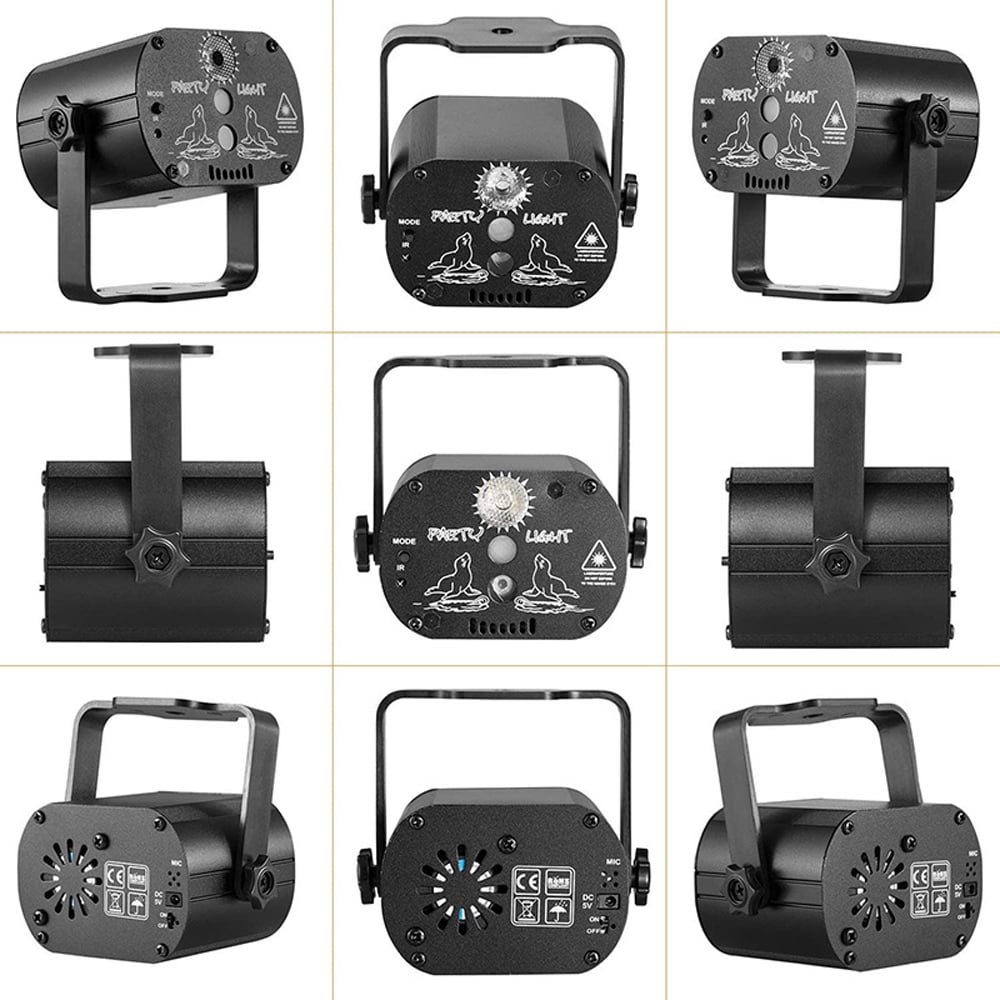 480Patterns Laser Projector Stage Light LED RGB DJ Disco KTV Show Party Lighting