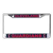 MLB Cleveland Guardians Logo Mega Small Over Large License Plate Frame