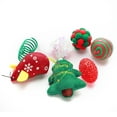 thumbnail image 4 of 7PCS Cat Toy Set Creative Cat Toy Mice Cat Play Ball Pet Chew Toy for Christmas, 4 of 10