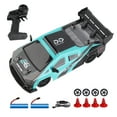 thumbnail image 4 of CAR 2.4GHz Control Remoto Drift Car 1:24 30 km/h Alta Velocidad Controlado Remoto Vehículo 4WD Con Luces Delanteras Luces Inferiores Luces de Ala Trasera Ruedas, 4 of 7