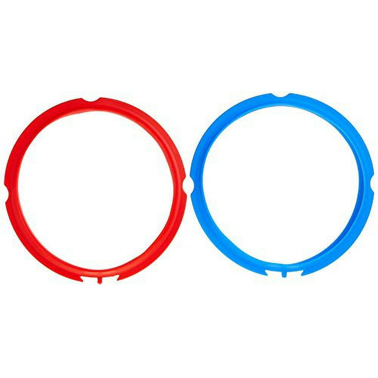 Genuine Instant Pot Sealing Ring 2-Pack - 6 Quart Red/Blue