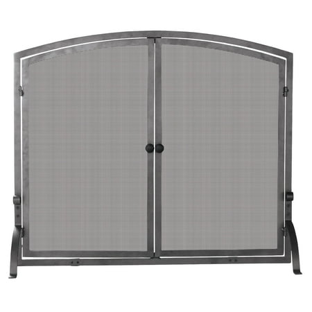 Uniflame Single Panel Iron Fireplace Screen with Doors - Walmart.com Free Shipping. Buy Uniflame Single Panel Iron Fireplace Screen with Doors at Walmart.com